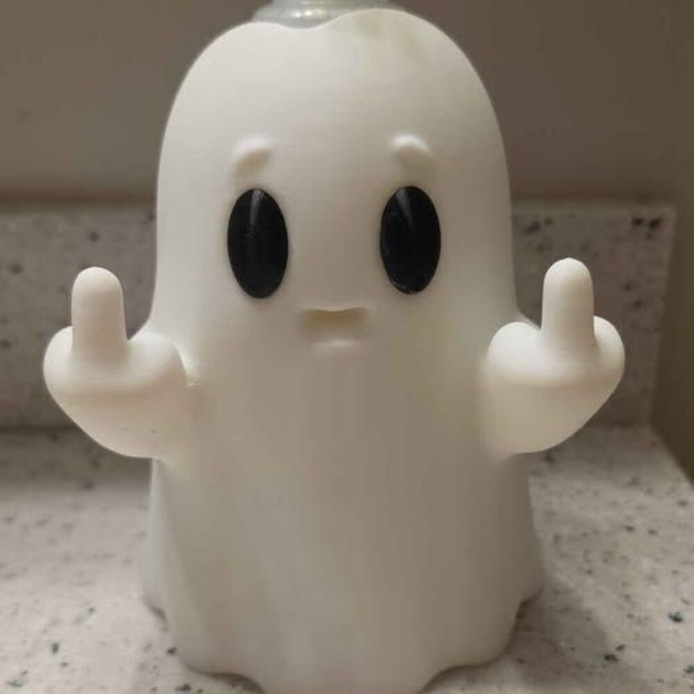 Sassy Ghost Soap Dispenser - Halloween Bathroom Upgrade